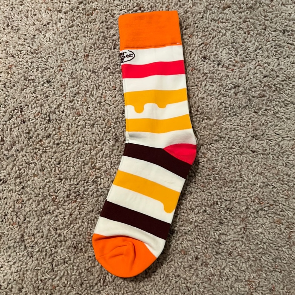 Burger King/Dr. Pepper socks